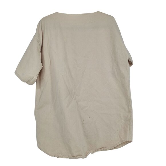 Vintage 90s Boston Red Sox Cooperstown Baseball Jersey L Cream Patch Embroidered - Picture 2 of 11